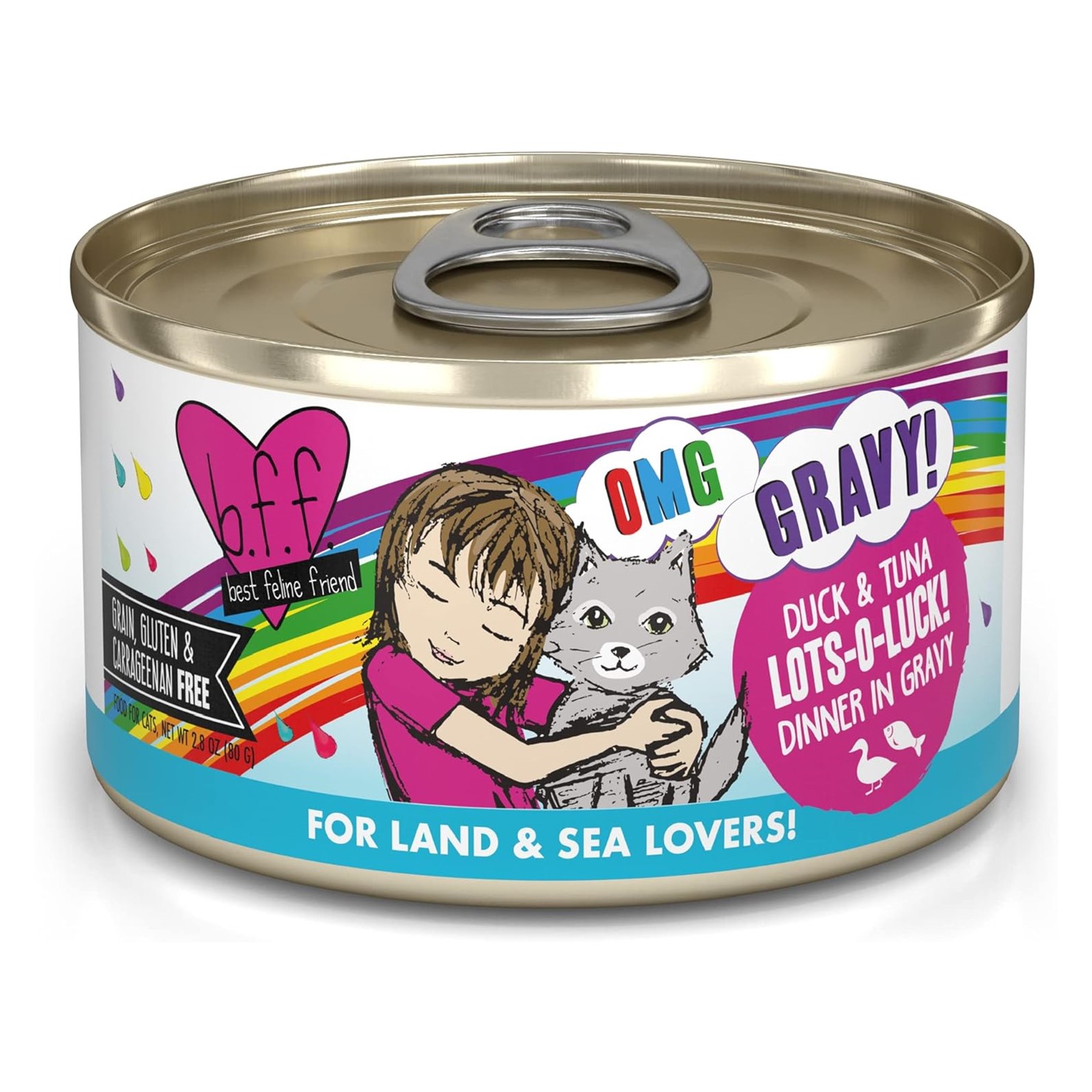 Weruva OMG Gravy - Lots-o-luck - Duck & Tuna - Pato y atún en salsa x 80g